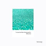 Hemway Holographic Turquoise Blue Glitter Shaker 130g Ultrafine 1/128" Flake view 2