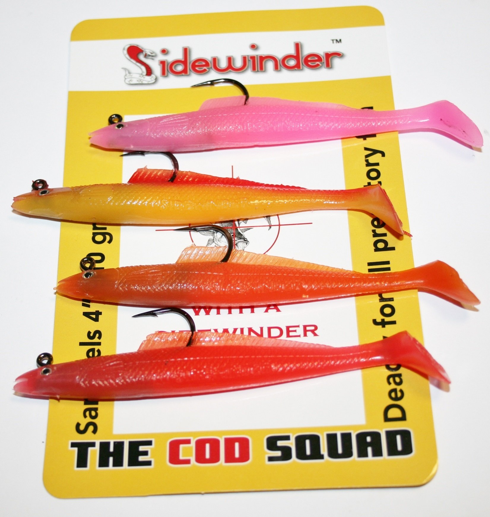 Sidewinder The Cod Squad Sandeels 10 gram 4"