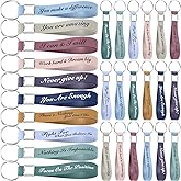 IDREAMBAND 30 Piece Motivational Keychains Inspirational Quote Keychains Teacher Student Volunteer Employee Appreciation Gift