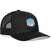 HAKA Camping Trucker Hat, Mountain Mesh Outdoor Hat for Men & Women, Adjustable Snapback Baseball Cap, Golf Hat