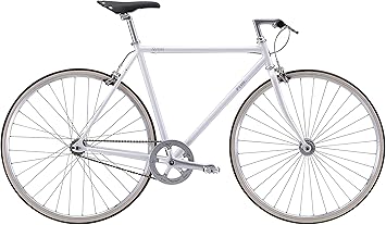 Amazon Fuji 21年モデル Stroll クロスバイク 54 700c クロモリフレーム シングルスピード ホワイト フジ Fuji クロスバイク