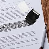 YAAVAAW Privacy Roller Stamp Identity Protection 0.7 inch Black S view 4