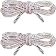 KEJXSGUO 1Pair Glitter Shoe laces Rhinestone Rope Colored Drawstring Cords Replacement Crystal Bling Shiny Rou LY 13 0