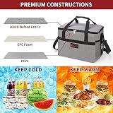 Vinsani 20L Cooler Bag Large Capacity Insulated Foldable Leakproof Portable view 8