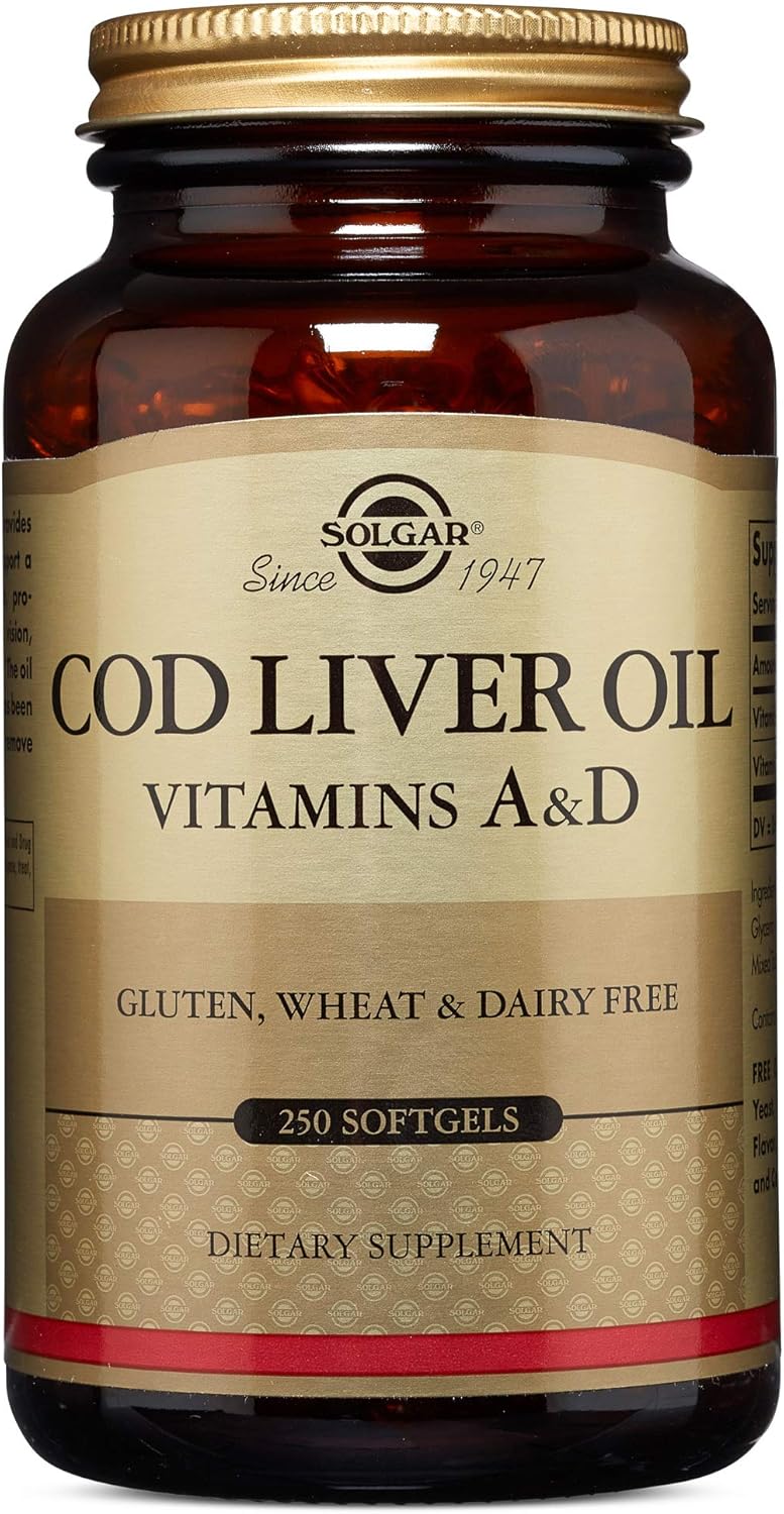 Solgar Norwegian Cod Liver Oil 250 Softgels Amazon.de Drogerie