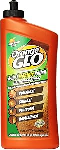 Orange Glo Hardwood Floor 4-in-1 Monthly Polish, 24 Oz (Pack of 2)