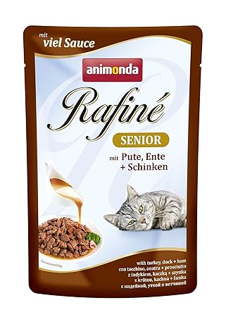 Animonda Rafiné Senior Katzenfutter Nassfutter Für ältere Katzen Ab 7 Jahen Verschiedene Geschmacksrichtungen 12er Pack 12 X 100 G