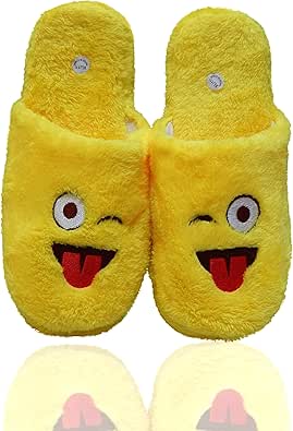 smiley face slippers amazon