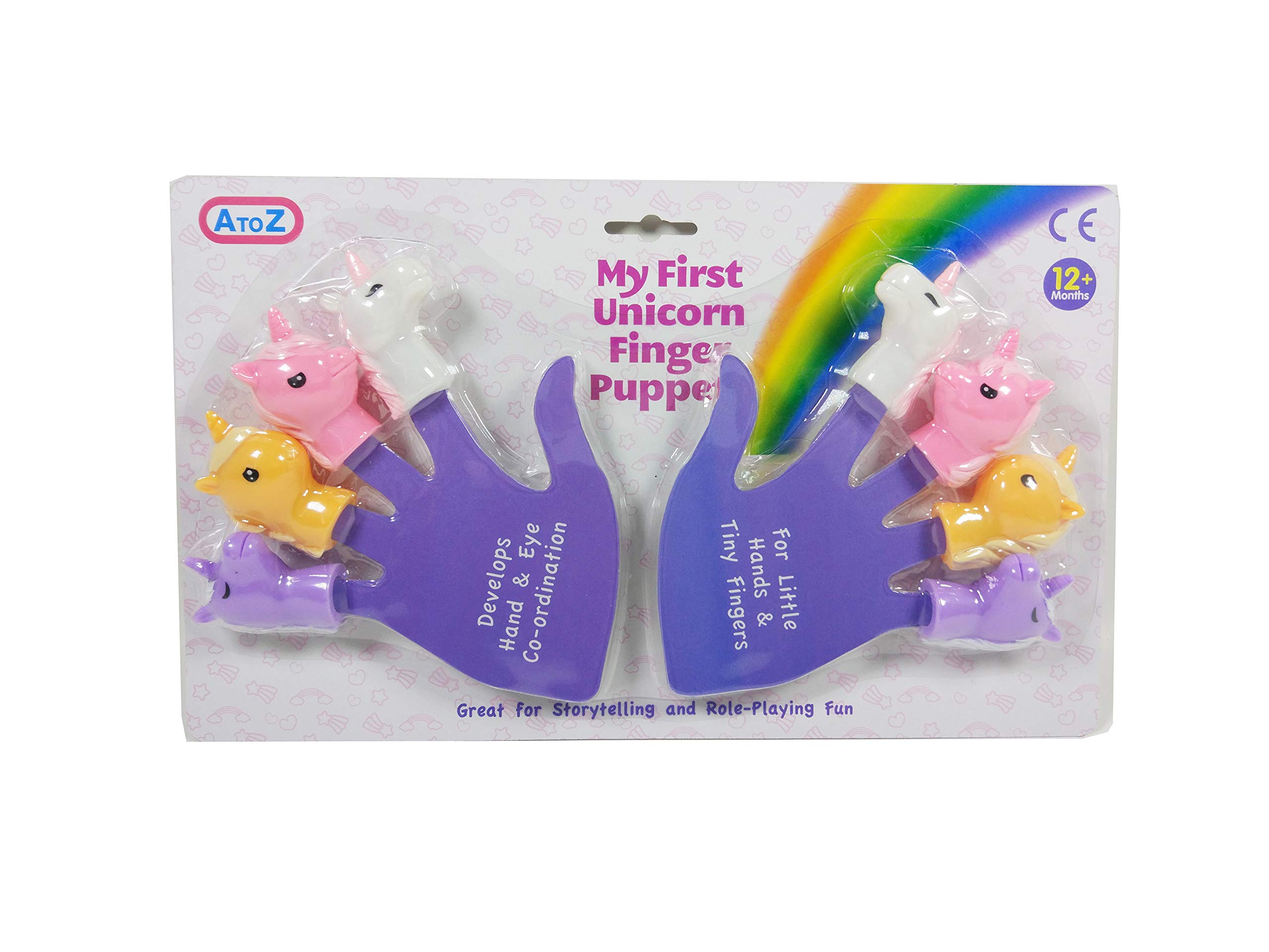Atoz 8 PCS UNICORN FINGER PUPPETS