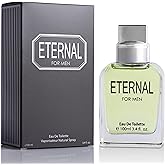 Eternal for Men - 3.4 Fluid Ounce Eau De Parfum Spray - Refreshing Citrusy & Floral Top Notes with Subtle Woody Undertones Smell Fresh All Day Long Gift for All Occasions, Parfume for Men 100ml