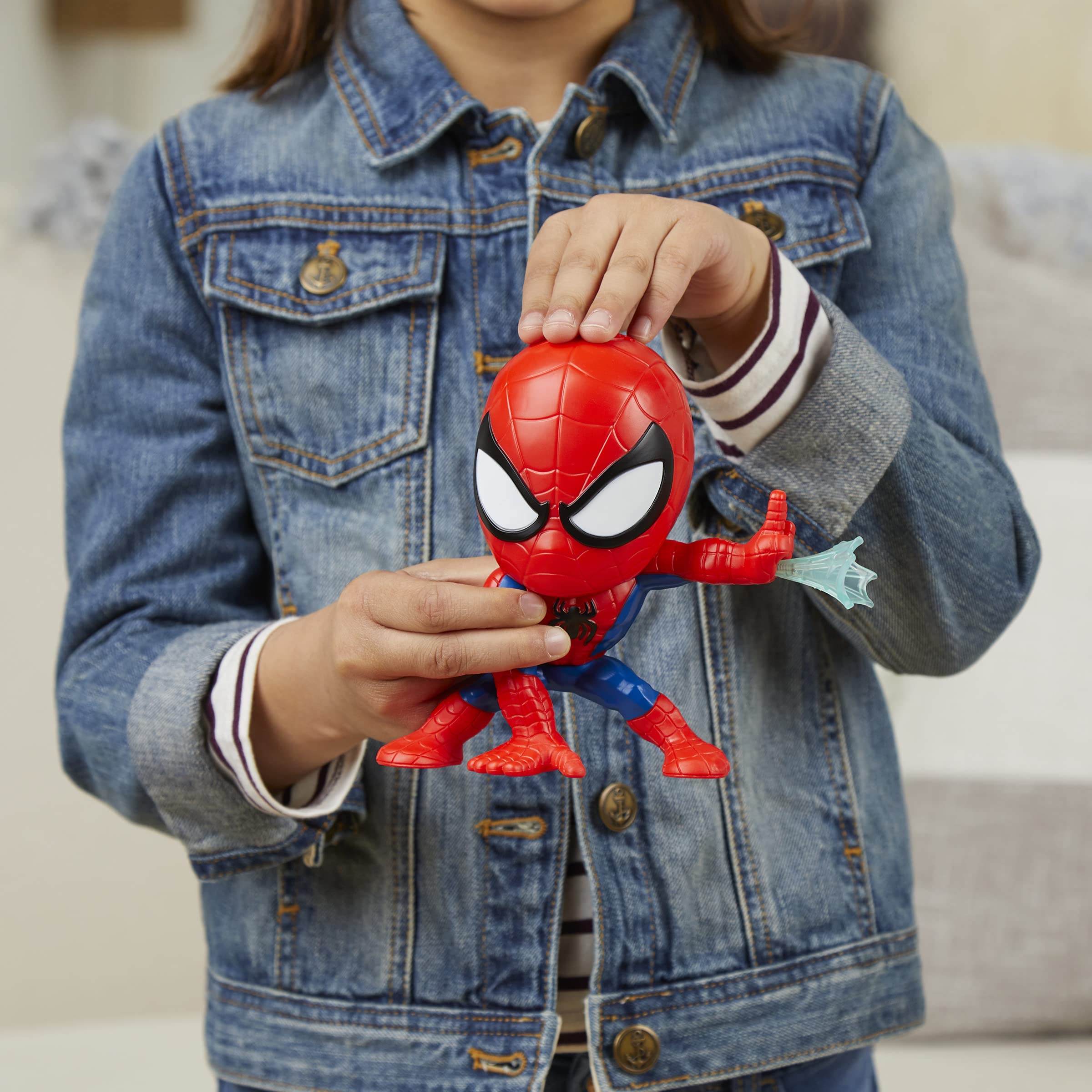 Hasbro Bop It! Marvel Spider-Man Edition Game, Spider Man Game, Marvel Toys, 1 or More Players, Ages 8 and Up