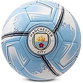 Hy-Pro Officially Licensed Manchester City F.C. Football – Size 5, Turbine Design, Man City Merchandise, Training, Match, Collectible for Kids and Adults