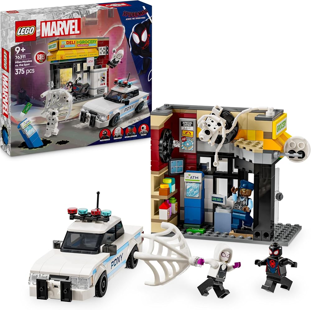 LEGO Marvel Spider-Verse Miles Morales vs The Spot 76311 Playset
