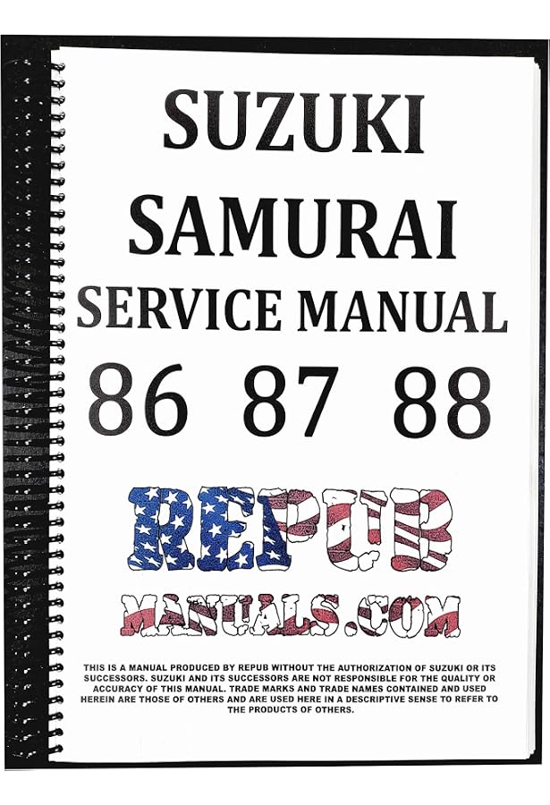 sankichiページ Suzuki Samurai Service Manual 1986 1987 1988: Suzuki