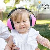 Friday 7Care Baby Ear Protection Pink Noise Cancelling Headphones 0-24m view 6