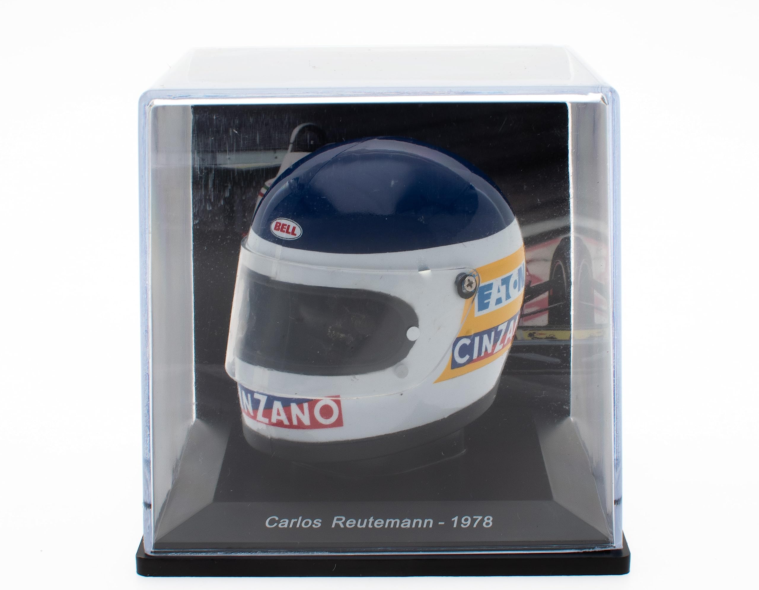 OPO 10 - Formula 1 Helmet Compatible with Ferrari F1: Carlos Reutemann 1978-1/5 Scale - CAS24