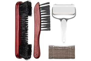Adhafera Pool Table Brush for Felt, Billiard Table Brush Set Made of Solid Wood, Pool Table Accessories for Pool Table Cleaning