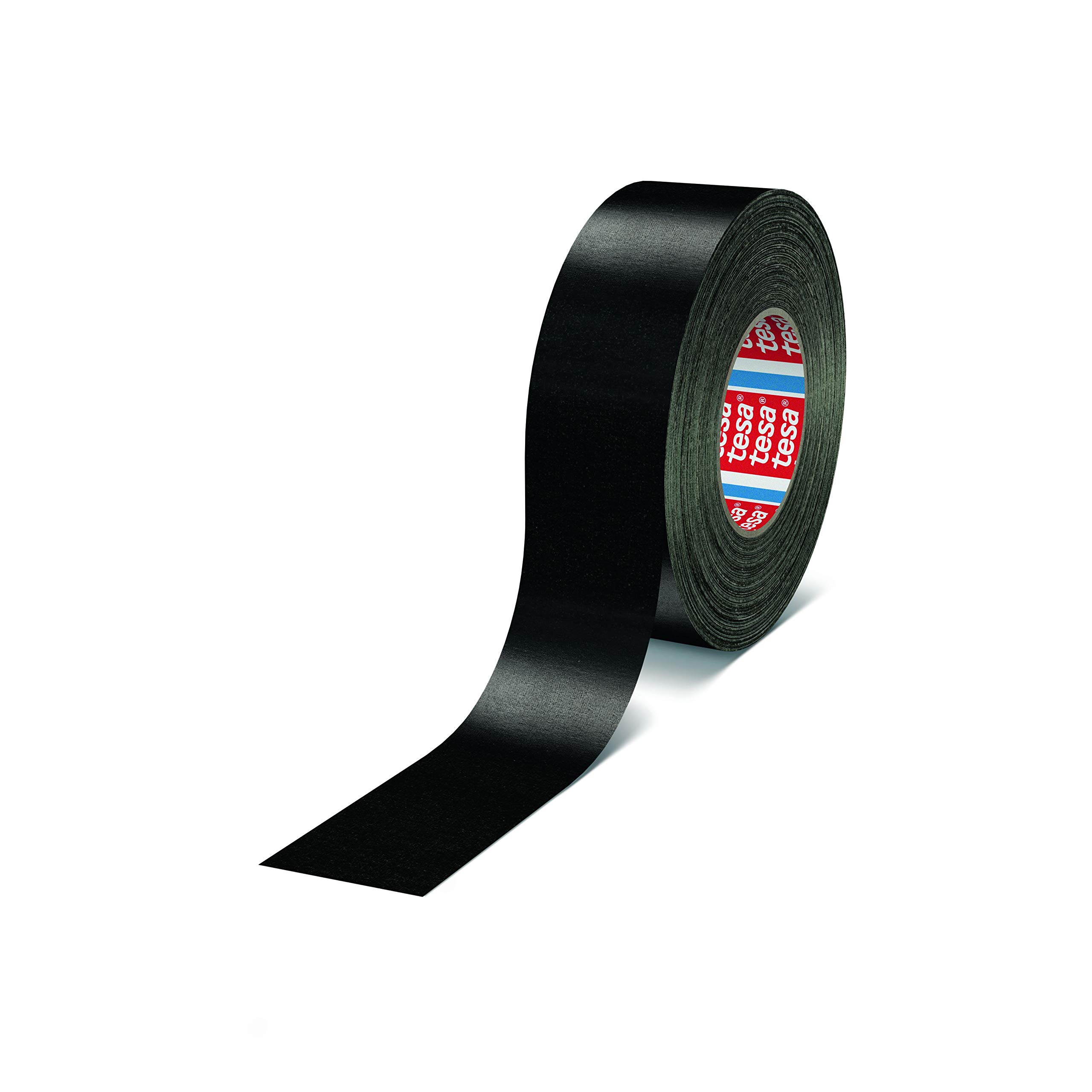 tesa Band 4651 Premium High Performance Fabric Tape Various Widths and Colours (12 mm x 50 m, Black)