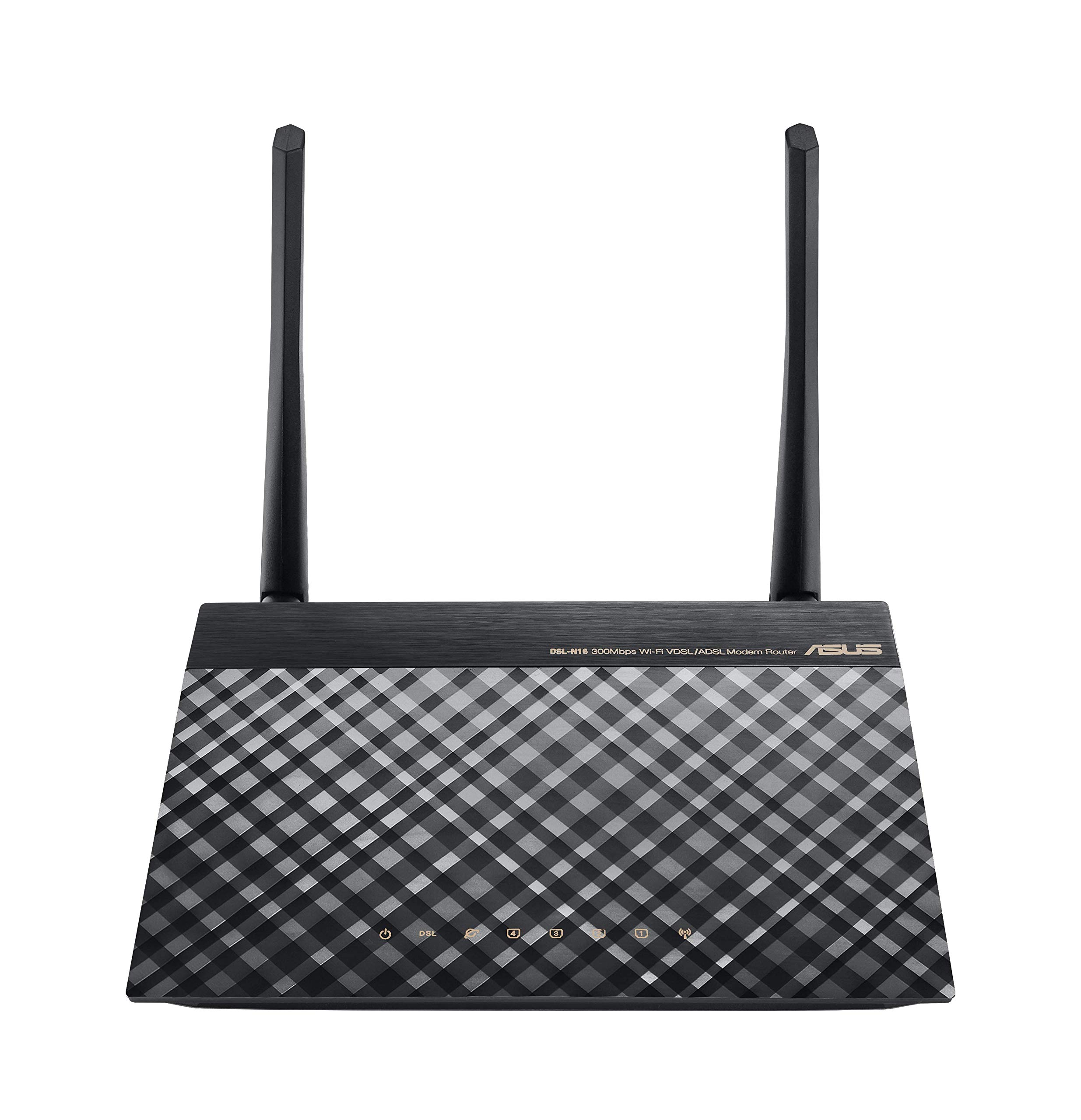 Asus Dsl-N16 Modem Routeur Wi-Fi Vdsl2/Adsl2 N 300 Mbps avec 4 Ports et Hernet