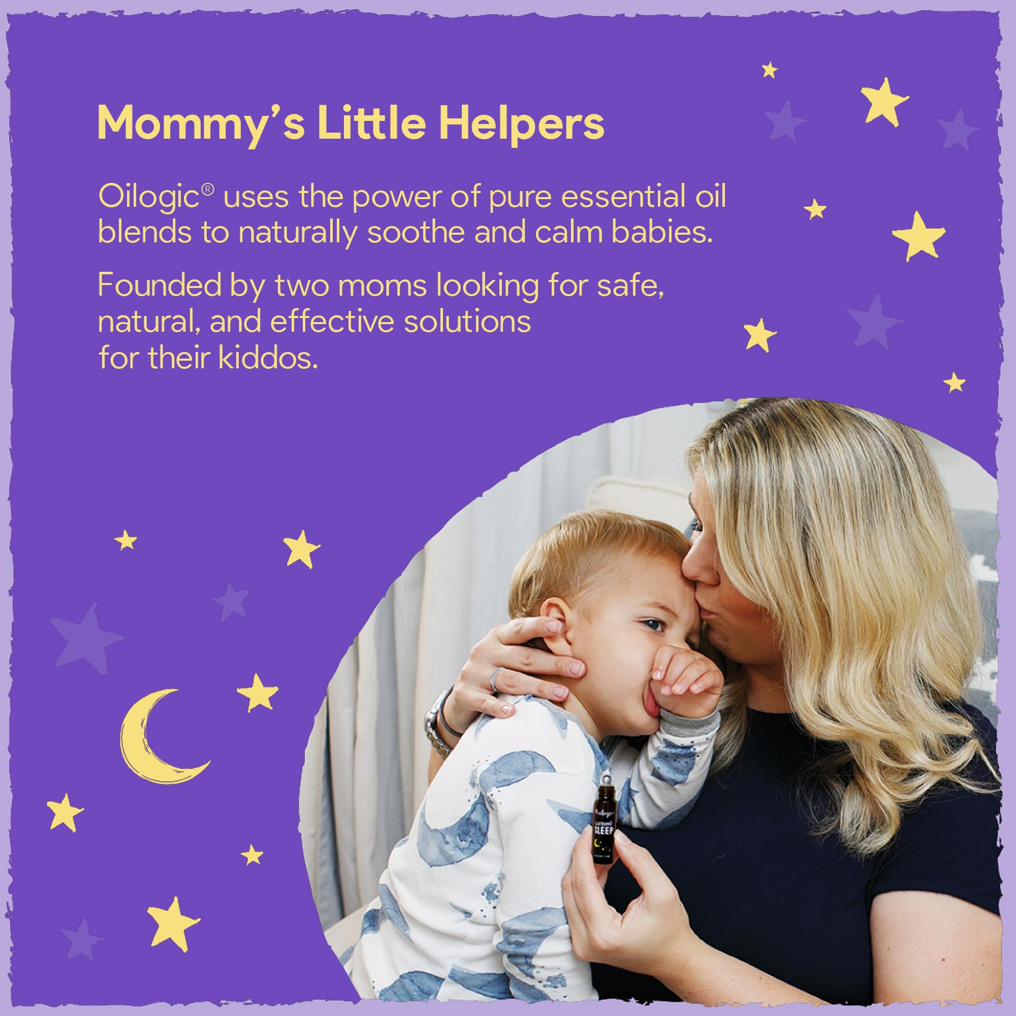Oilogic Slumber & Sleep Baby Lotion - Gentle Calming Cream with 100% Pure Essential Oils for Smooth & Moisturized Skin - Pediatrician-Tested, Safe for Babies & Toddlers Baby Essentials Skincare