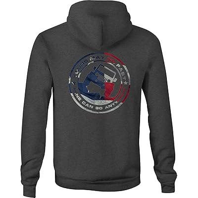 Flag Jeep Hoodies Distressed USA Flag American Jeeper Wrangler JK