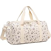 BTOOP Duffle Bag for Gym Sports Women Girls Workout Travel Bag Weekender with Shoe Compartment and Wet Pocket