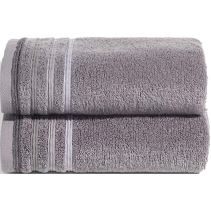 WohnDirect Handtuch Set 2tlg | 2 Handtücher | Frottee 100% Baumwolle Waschbar Saugfähig