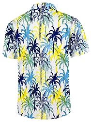 Hawaiian Shirts for Men Casual Beach Summer Shirt