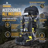 DROMADER Baby Carrier Backpack Toddler Hiking Carrier Sun Canopy 5.95 lb view 7