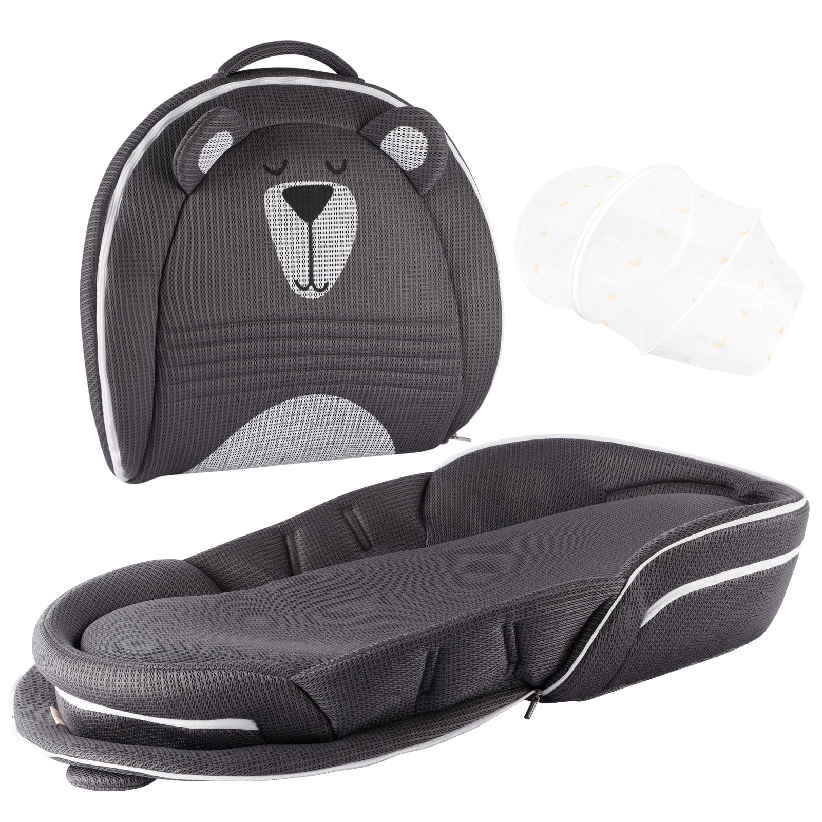 Bebamour ベビーベッド クマ柄 ベビーアムールの商品画像