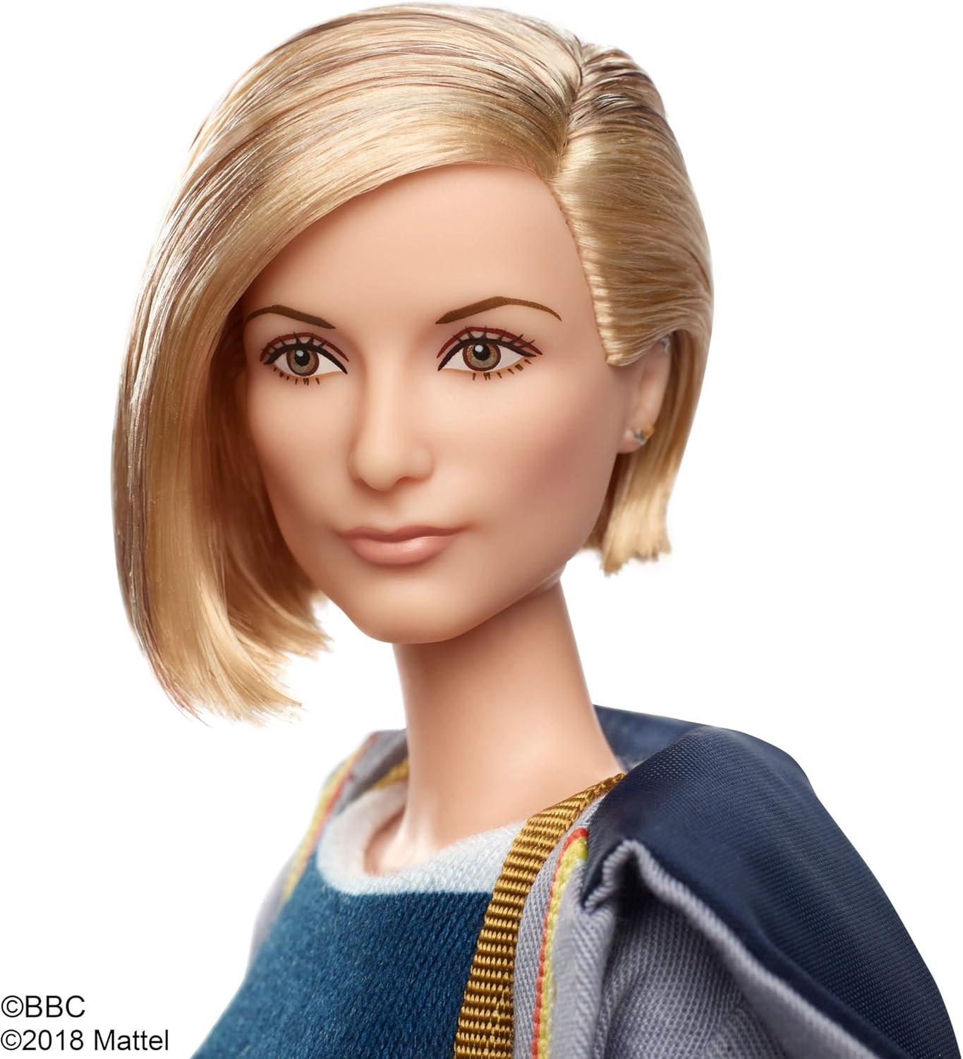 Barbie Collector Doctor Who Doll with Sonic Screwdriver, Blue, 18.3 cm x 8.7 cm x 33.5 cm - Image 3
