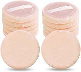 Sibba Loose Powder Puff 12 Pieces Round Velvet Sponge Applicator Set view 2