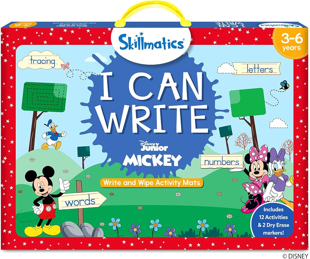 Skillmatics I Can Write Disney Mickey Mouse Reusable Activity Mats