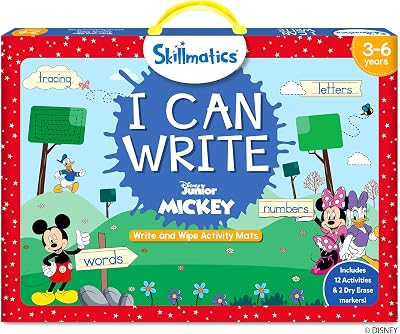 Skillmatics I Can Write Disney Mickey Mouse Reusable Activity Mats