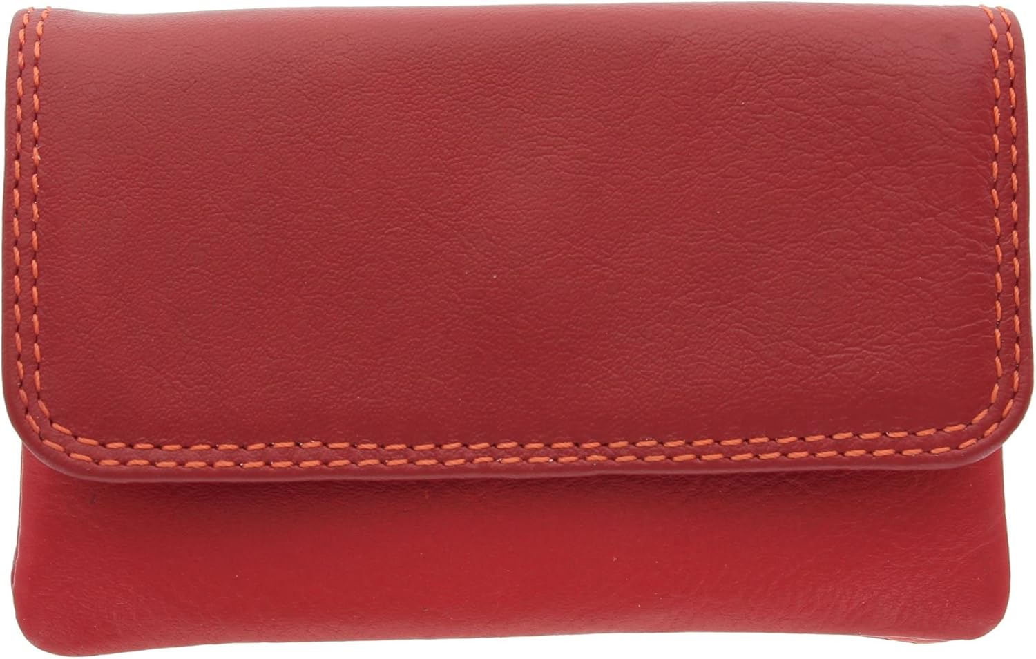 Visconti Leather Rainbow Collection Tahiti Purse RB99 Red Multi