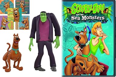 Download Amazon Com Scooby Doo And The Sea Monsters Cartoon Movie Scooby Doo Action Figures Twin Pack Frightface Scooby And Frankenstein S Monster Dvd Sticker Bundle Vol 1 Animated Set Mindy Cohn Casey