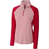 Cutter & Buck womens Forge Tonal Stripe Half Zip