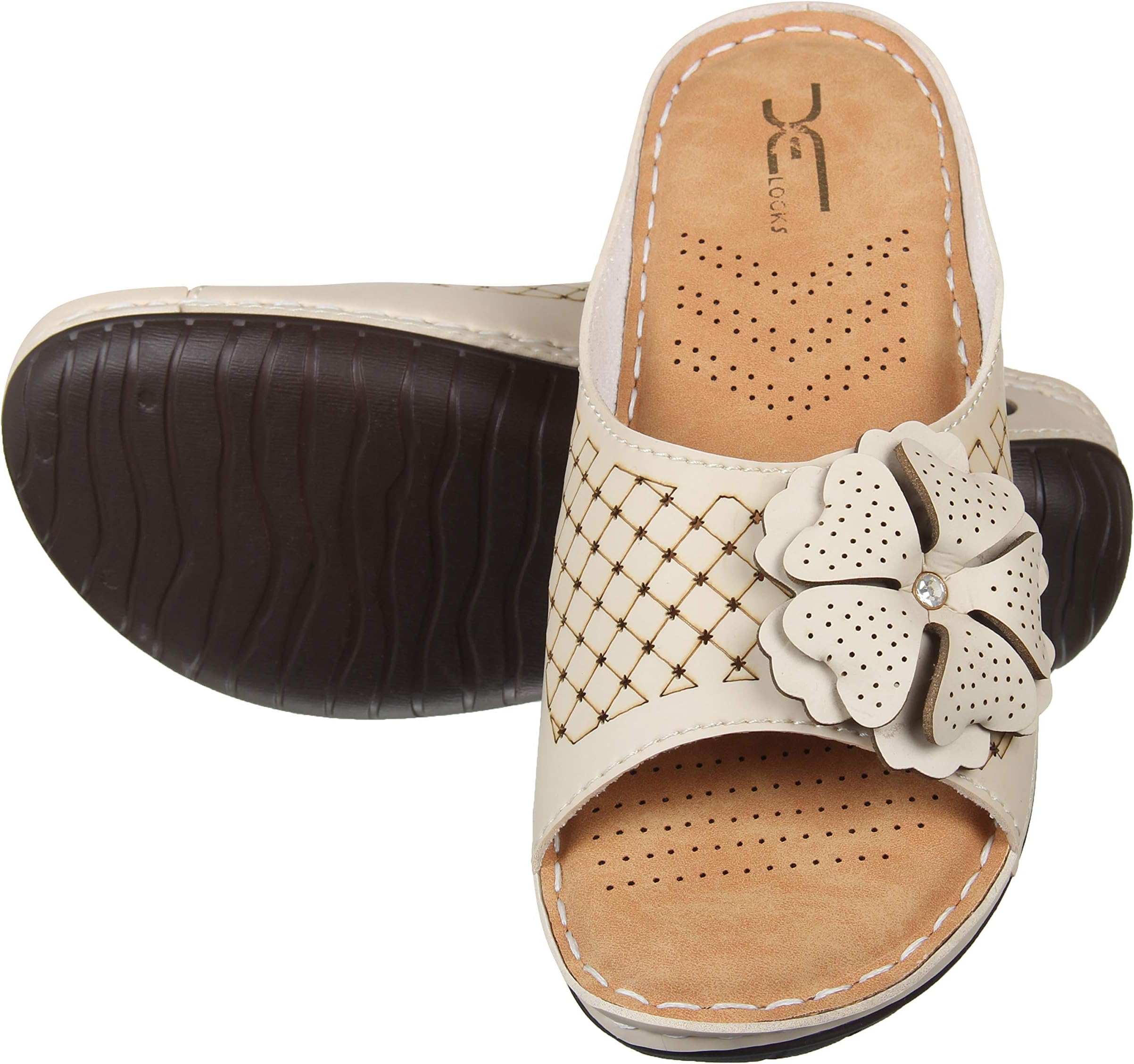 XE Looks Women's Synthetic Comfy Slippers Flip Flop