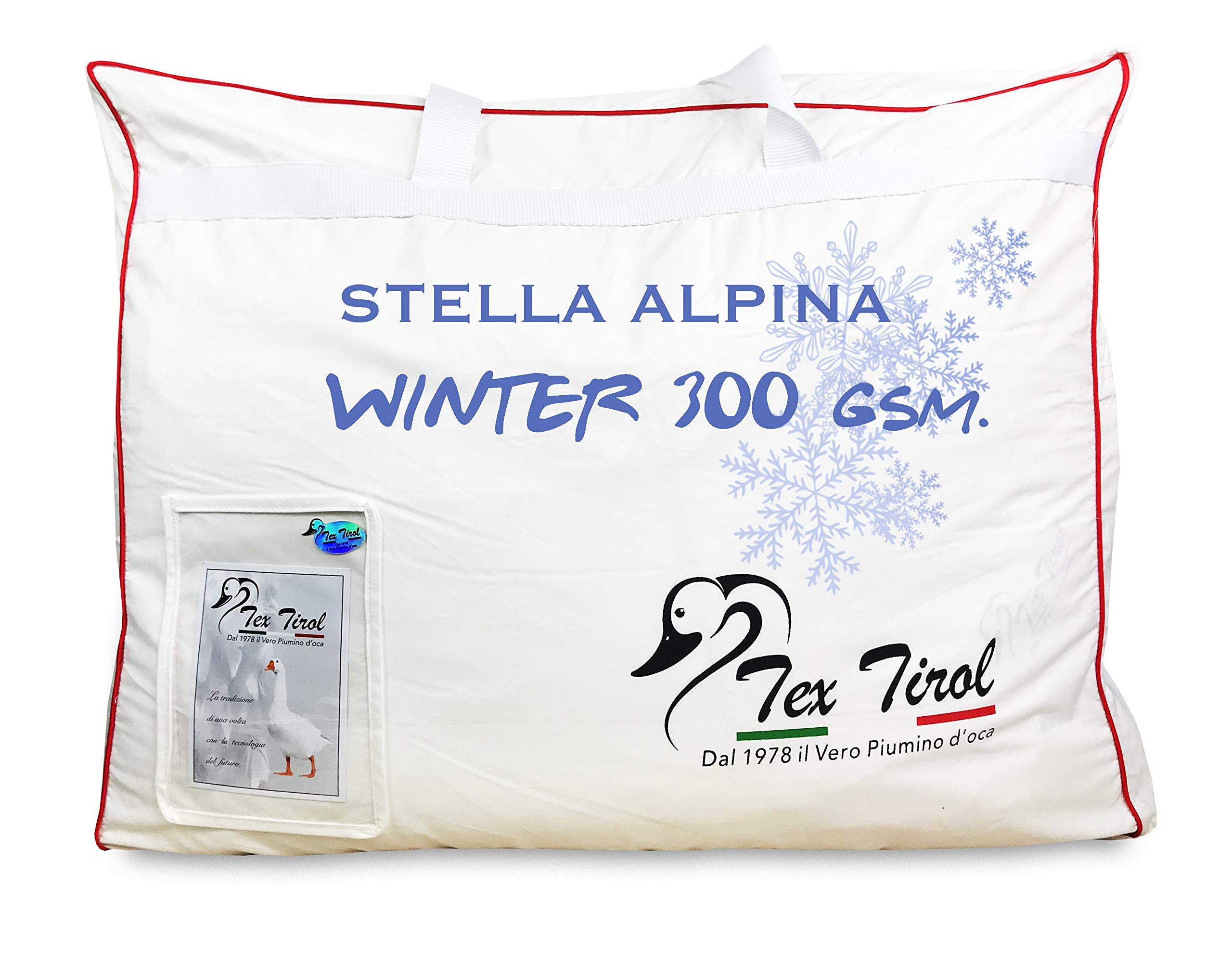 Tex Tirol © Stella Alpina Winter Duvet 300 gsm. 100% Winter Goose Down - Double Size 250 x 200 cm