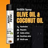 NISHMAN Olive Oil Hair Spray Moisturizing Nourishing Sheen Coconut Oil 400 ml view 2