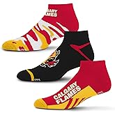 For Bare Feet NHL mens Camo Boom 3 Pack Ankle Sock