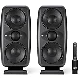 IK Multimedia iLoud MTM MKII (Pair Plus ARC mic) Compact Studio Monitor with Built-in ARC Room Correction, Speaker Emulation, 100W Power