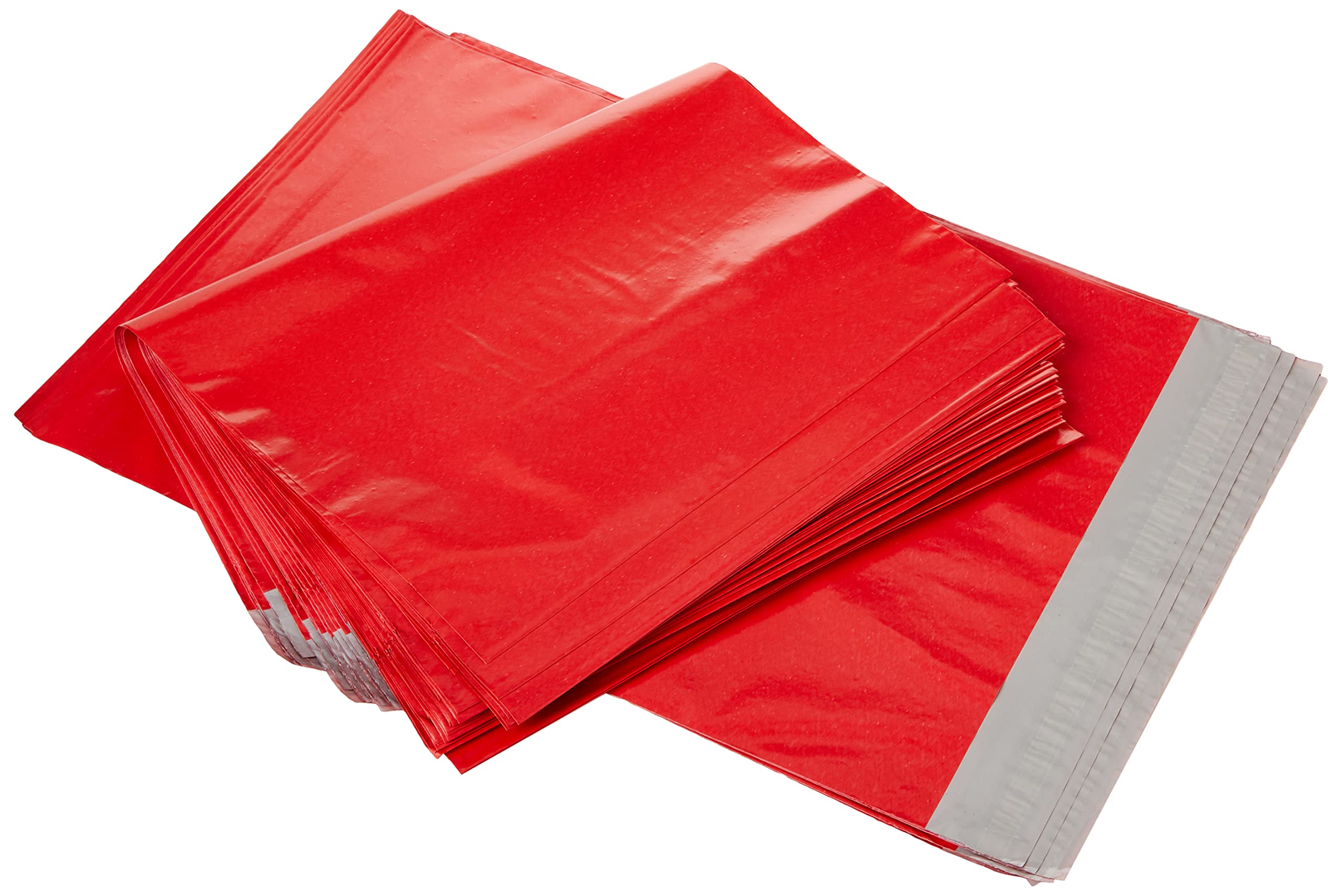 Triplast 12 x 16-Inch Plastic Mailing Postal Bag - Red (Pack of 100)
