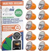 Caffenu Nespresso Cleaning Capsules 10 Pods Originaline Compatible