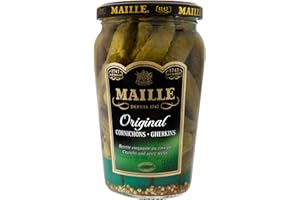 Maille Pickles Cornichons Original The perfect cornichon for garnishing a gourmet sandwich or snacking Product of France 13.5 oz