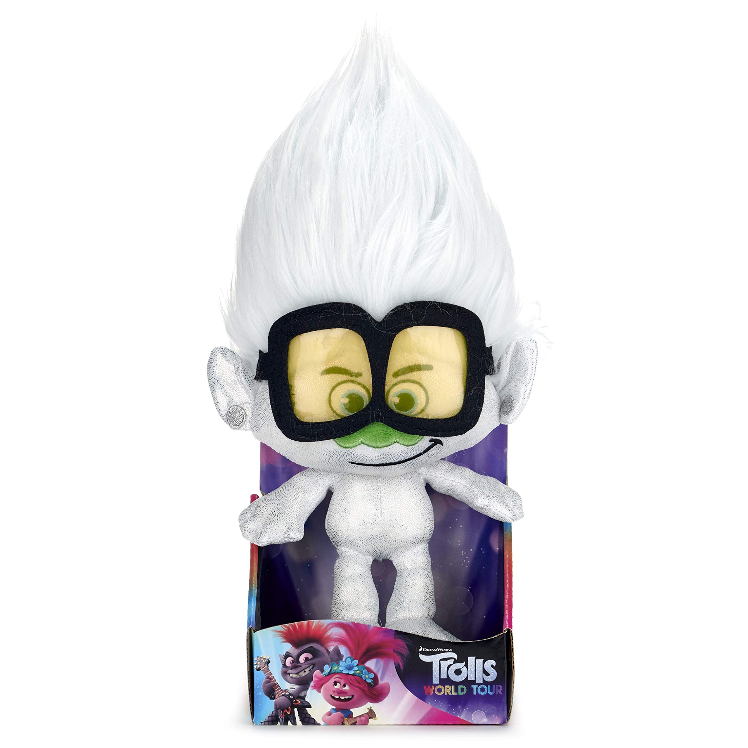 Posh Paws 37401 Trolls World Tour Tiny Diamond Soft Toy 28cm (10 inches), multicolor