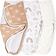 aden + anais Essentials Easy Wrap Swaddle - Easy Swaddle Newborn Swaddle Sack, Baby Swaddles, Sleep Sack Wearable Blanket