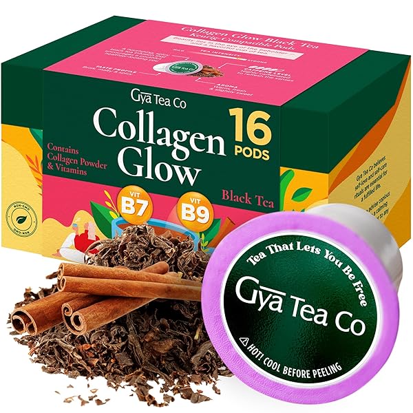 GYA TEA CO COLLAGEN GLOW BLACK TEA POD...