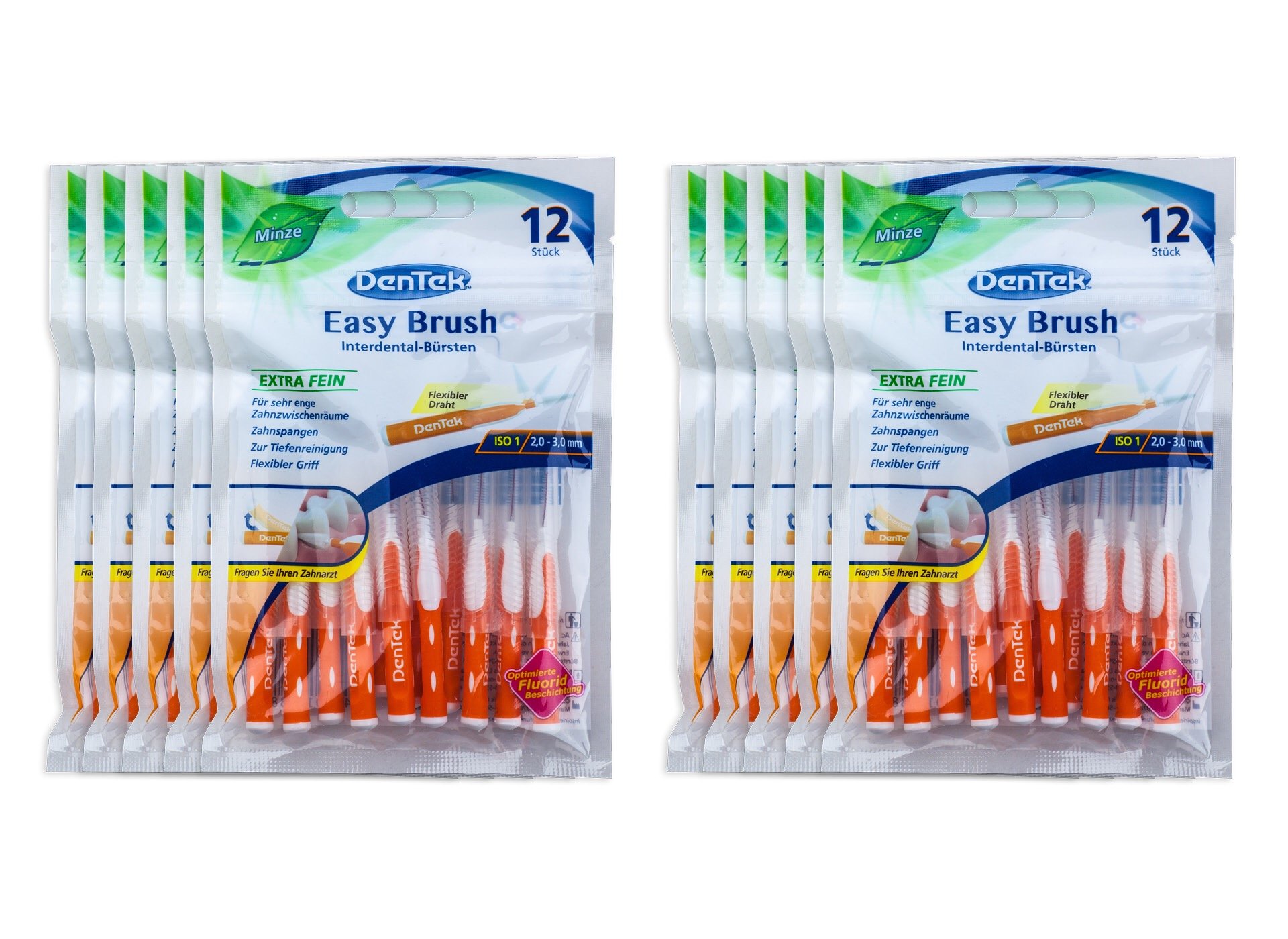 10x DenTek Easy Brush 2.0 mm - 3.0 mm Extra Fine ISO: 1