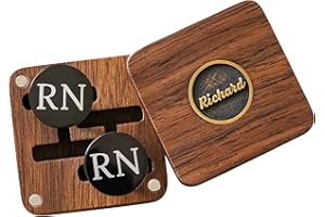 KEMEILA Personalized Cufflinks Sets,Custom Wedding Cufflinks for Gentlemen, Anniversary & Birthday Commemorative Gifts,Grooms